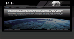 Desktop Screenshot of katariaholdings.com