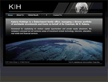 Tablet Screenshot of katariaholdings.com